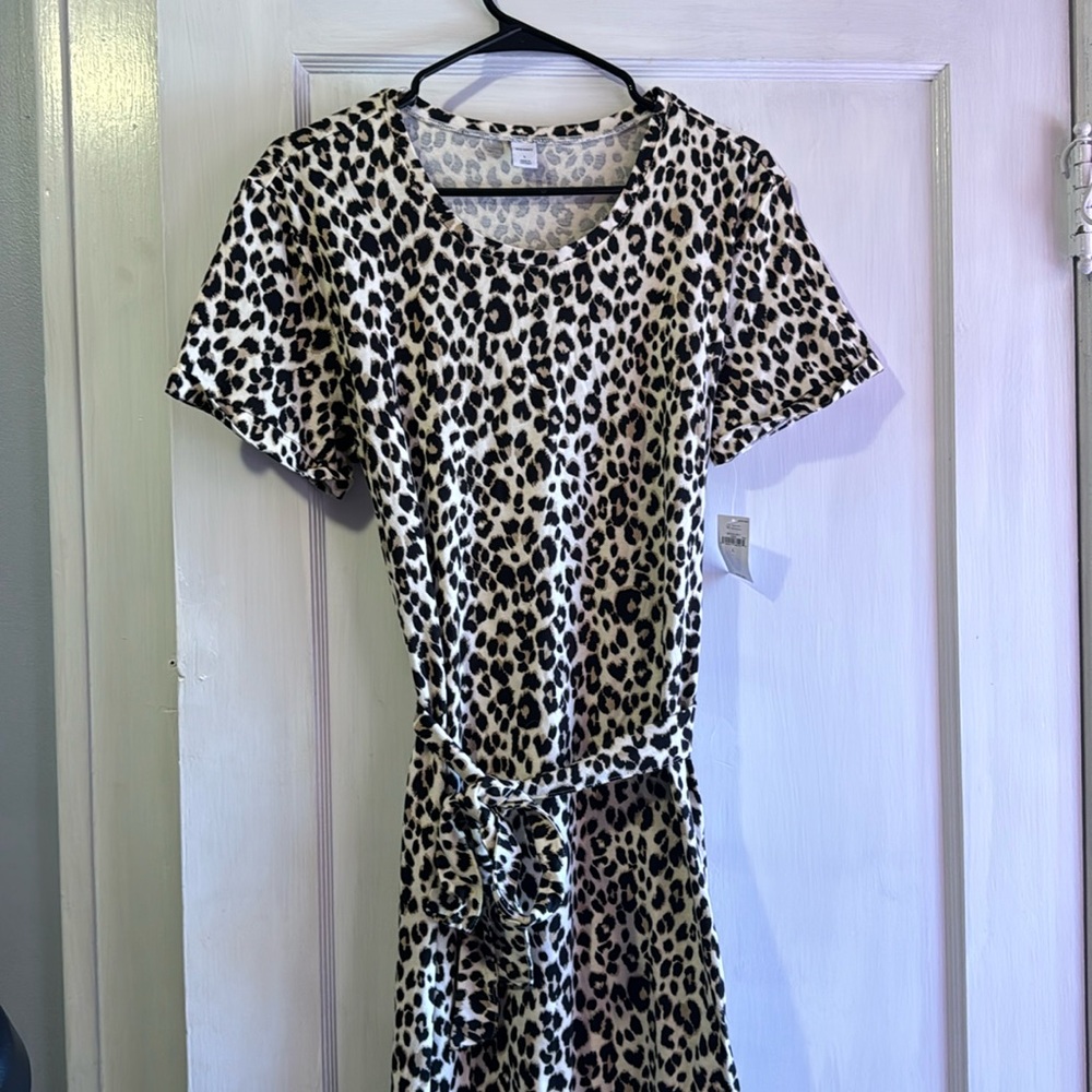 NWT Cheetah print dress size L